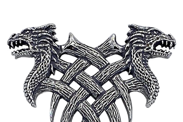 Celtic double dragon symbol