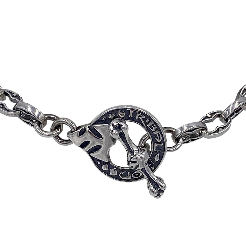 Om on Small Medieval Chain Necklace