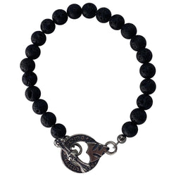 Beaded Lava Bracelet
