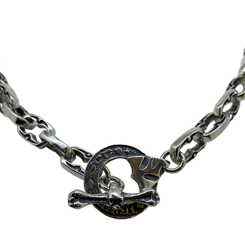Fleur de Lis on Medium Medieval Chain Necklace