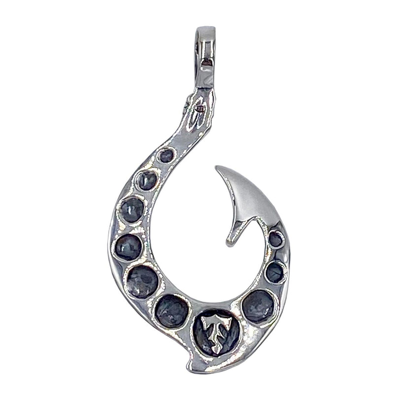 Maori Fishhook on Monarch Link Chain Necklace
