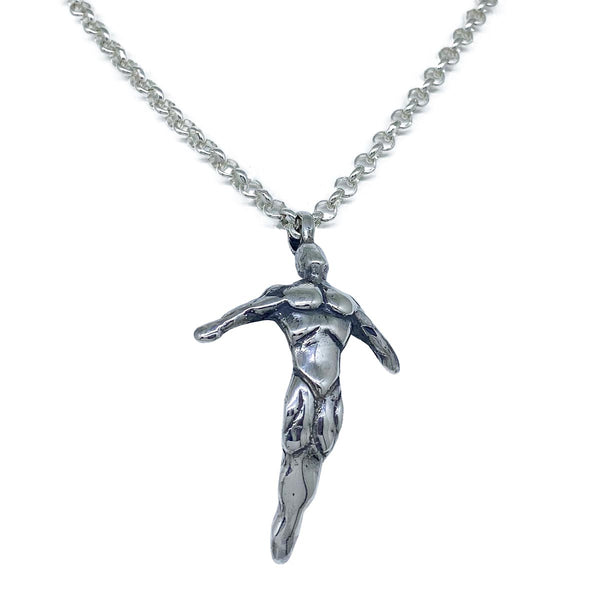 Freedom Spirit on Extra Small Silver Chain Necklace