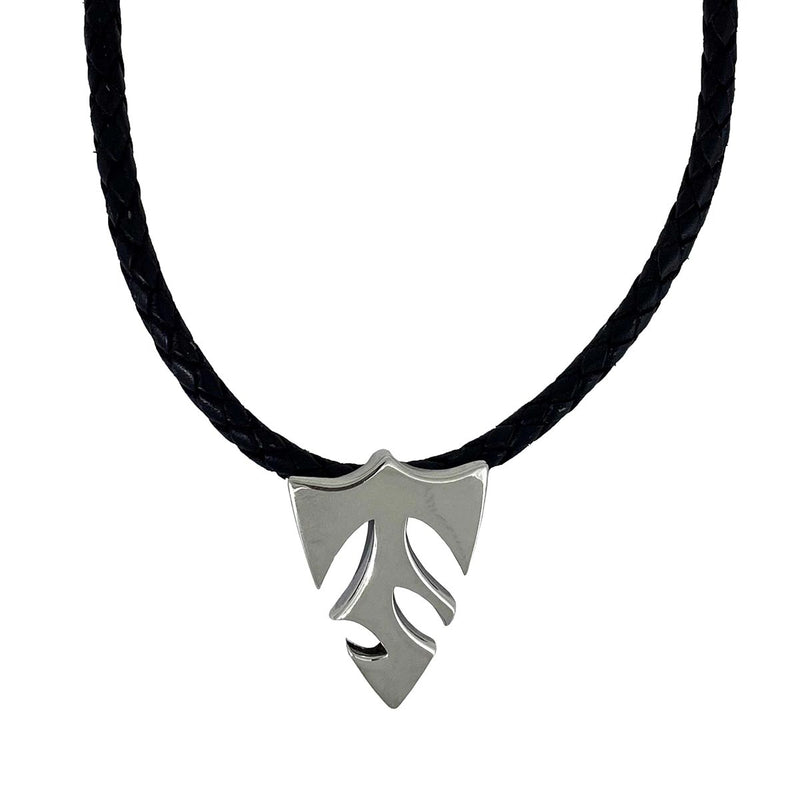 Tribal Son Logo on Leather Necklace