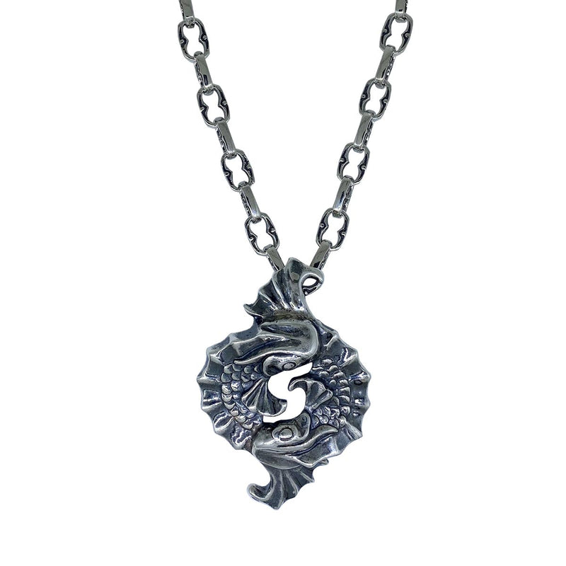 Pisces on Medium Medieval Chain Necklace