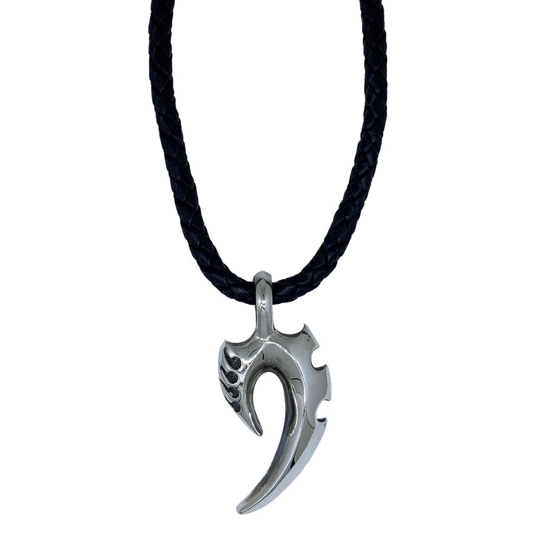 Maori Shark on Leather Necklace