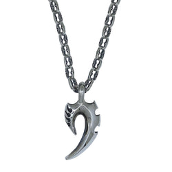 Maori Shark on Medium Medieval Chain Necklace