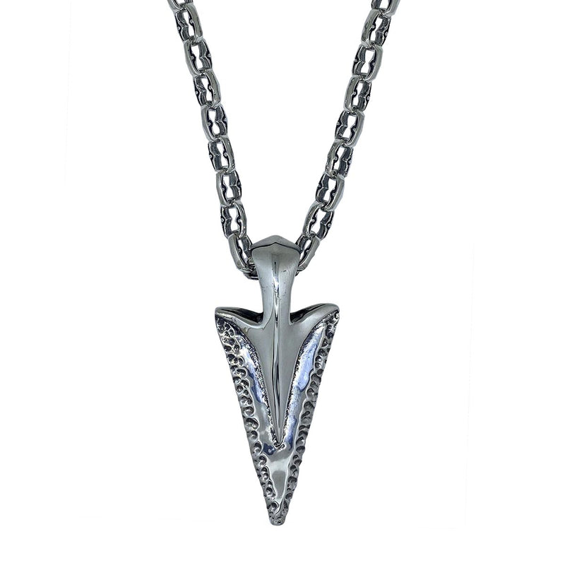 Arrowhead on Medium Medieval Chain Necklace