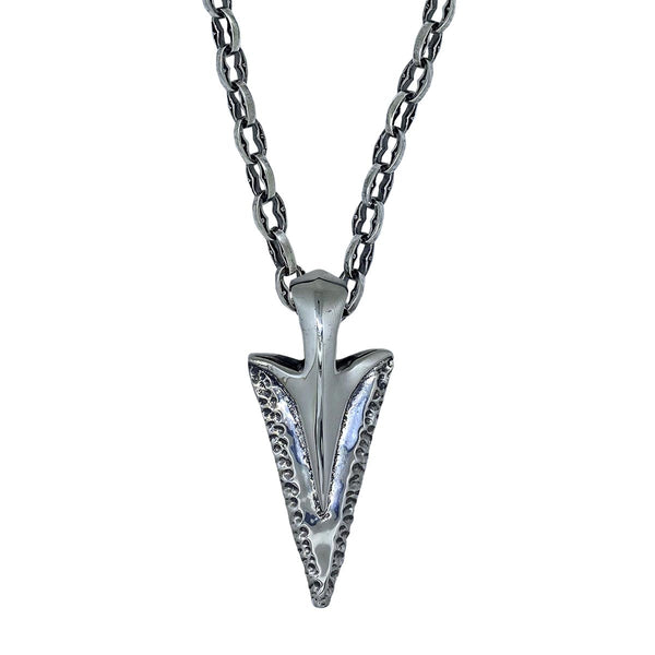 Arrowhead on Small Medieval Chain Necklace