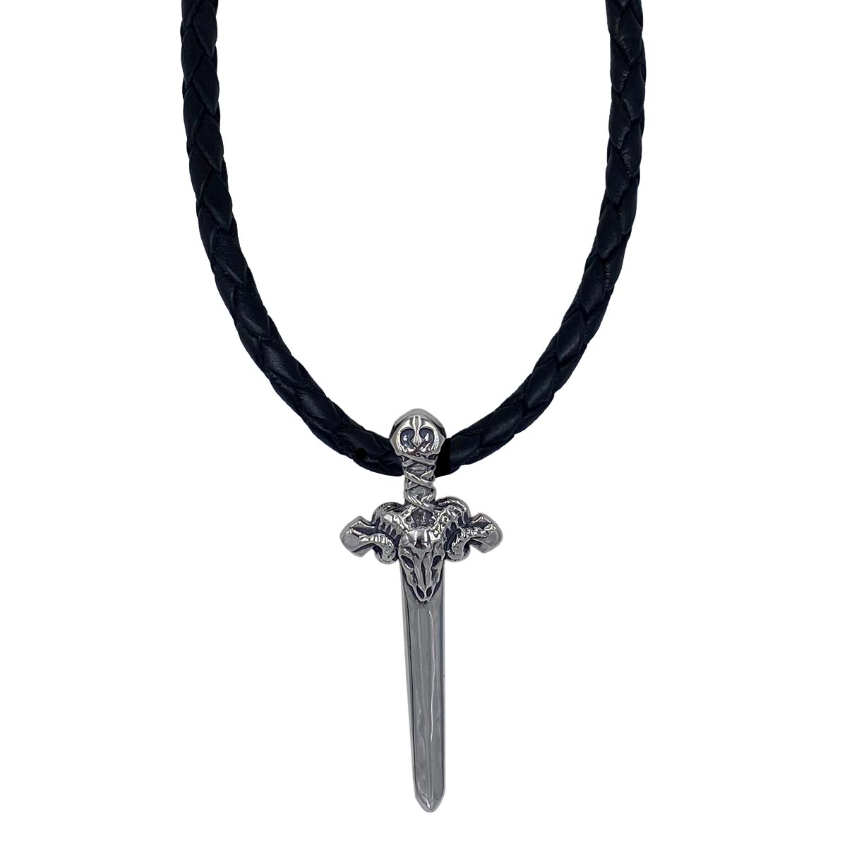Sword of Odin on Leather Necklace – Tribal Son