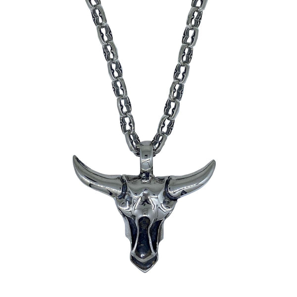 Taurus on Medium Medieval Chain Necklace