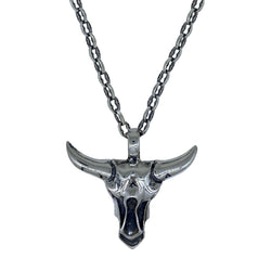 Taurus on Small Medieval Chain Necklace