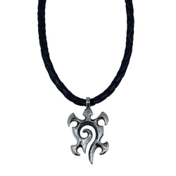 Maori Tortuga on Leather Necklace